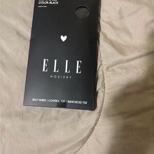 Elle Black Nylon Hosiery